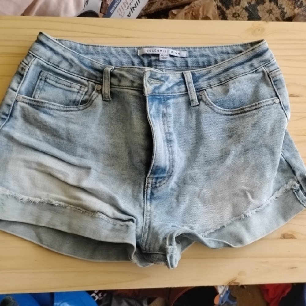 Light Blue Denim Shorts